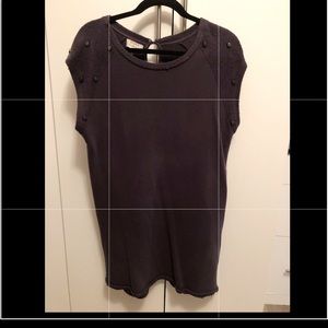 Zara dark gray dress or long top with legging